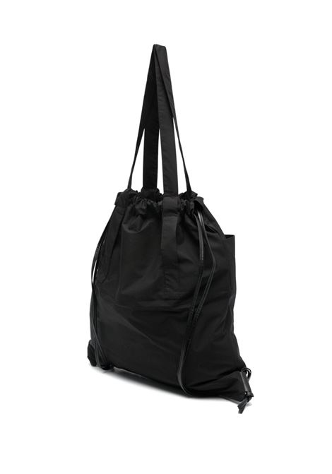 Black aq drawstring-detail bag - women MONCLER | 5A00007M4022999