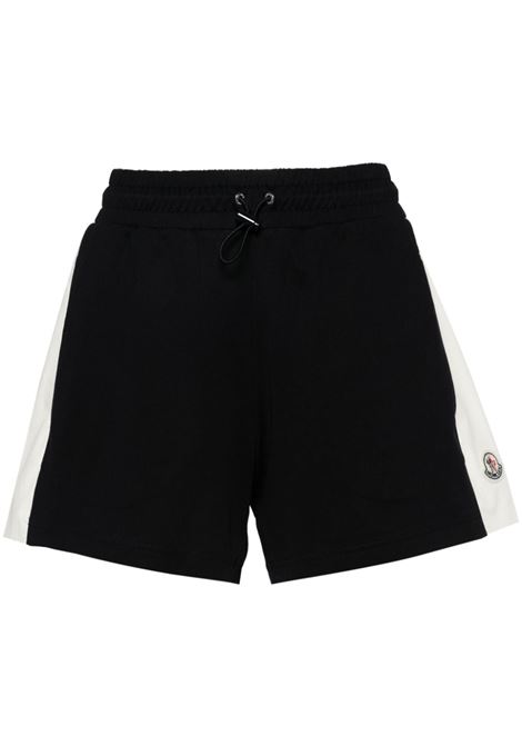 Shorts sportivi a righe in blu - donna MONCLER | 8H0001689AJU778