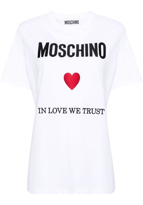 White In Love We Trust T-shirt - women