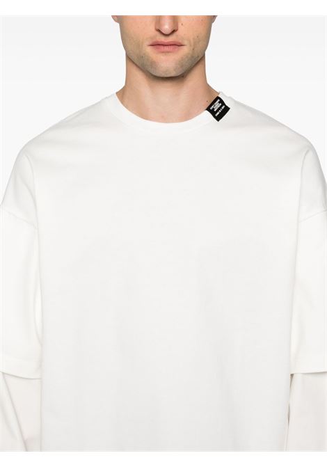 White layered organic cotton long-sleeved T-shirt OAMC - men OAMC | 24E28OAJ11COT00912101