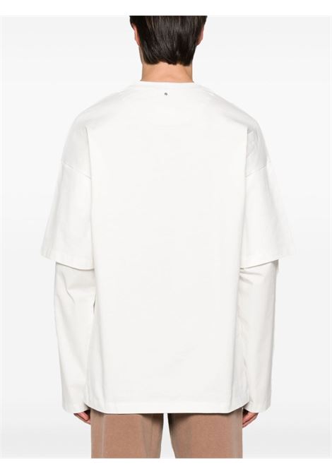 White layered organic cotton long-sleeved T-shirt OAMC - men OAMC | 24E28OAJ11COT00912101