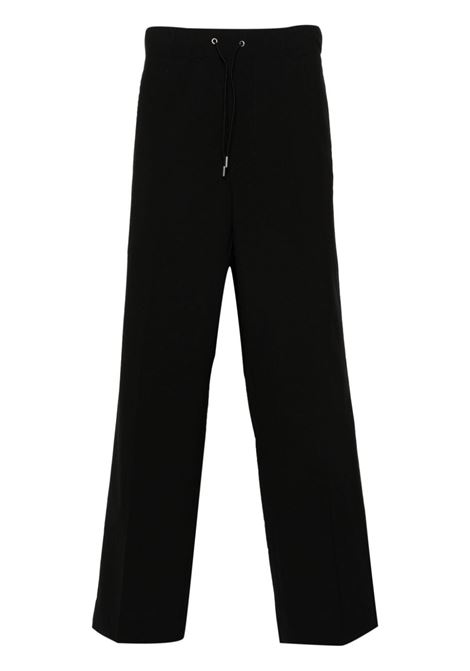 Black cropped wide-leg trousers - men OAMC | 24E28OAU88PESOA009001