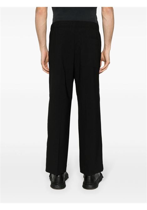 Black cropped wide-leg trousers - men OAMC | 24E28OAU88PESOA009001