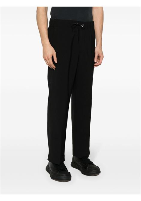 Black cropped wide-leg trousers - men OAMC | 24E28OAU88PESOA009001