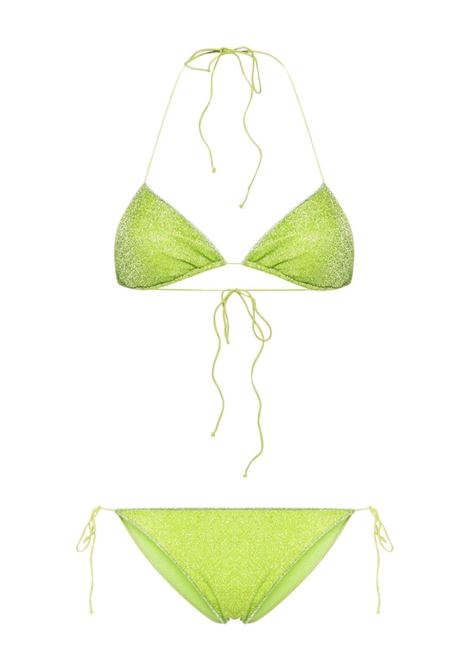 Lime Lumière triangle bikini - women