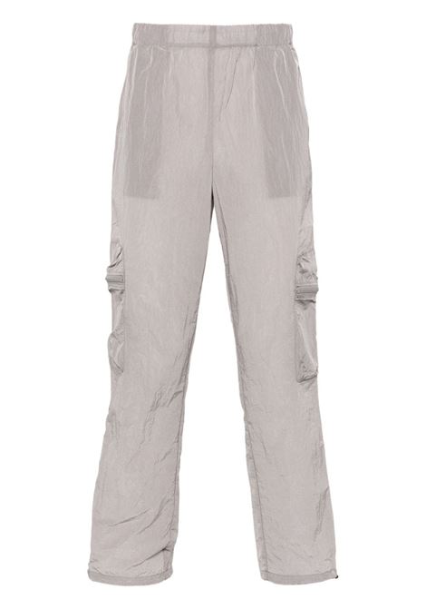 Grey Kano crinkled shell trousers - unisex RAINS | RA19200FLI