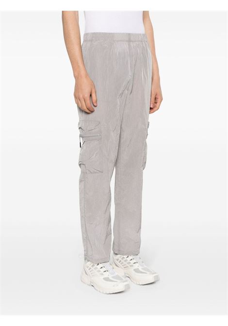 Grey Kano crinkled shell trousers - unisex RAINS | RA19200FLI