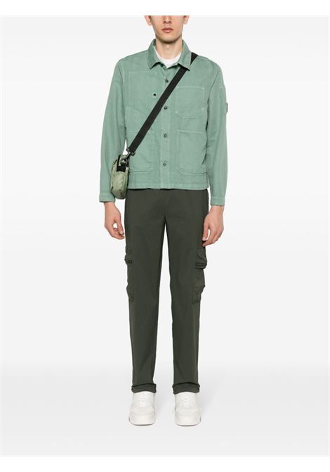 Pantaloni tomar ripstop in verde - unisex RAINS | RA19300GRE