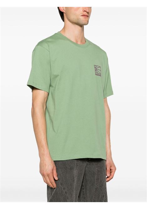 Green logo-appliqué T-shirt - men RASSVET | PACC14T0012