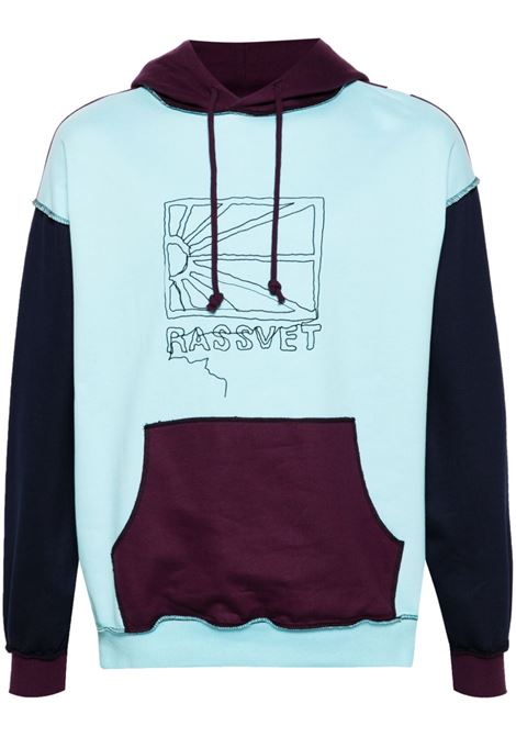 Multicolor logo-embroidered hoodie Rassvet - men RASSVET | PACC14T0272