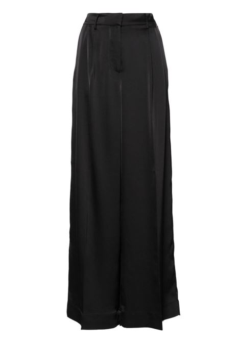 Black wide-leg trousers - women REMAIN | 5012781001000