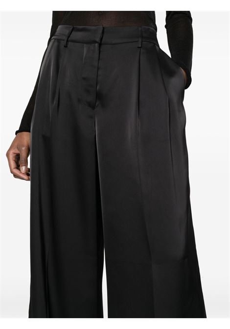 Black wide-leg trousers - women REMAIN | 5012781001000