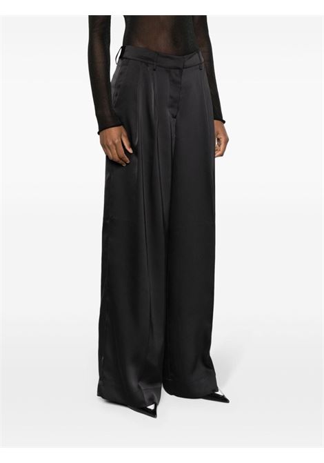 Black wide-leg trousers - women REMAIN | 5012781001000