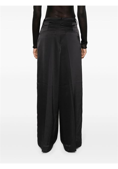 Black wide-leg trousers - women REMAIN | 5012781001000