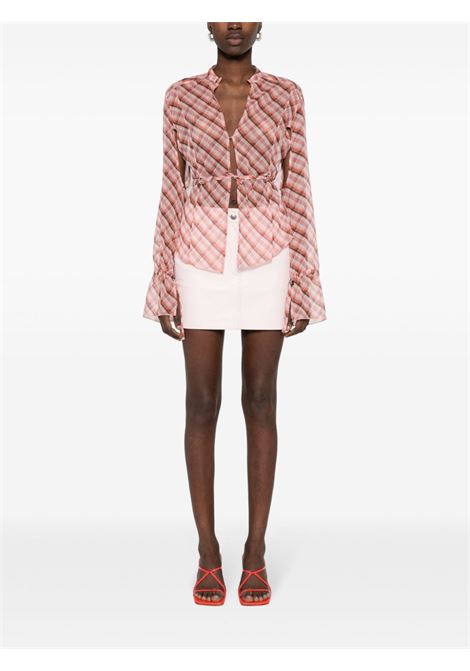 Pink leather mini skirt Remain - women REMAIN | 501356191132807