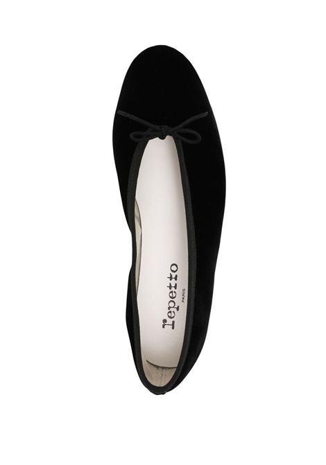 Ballerine effetto velluto in nero - donna REPETTO | V4096VE410