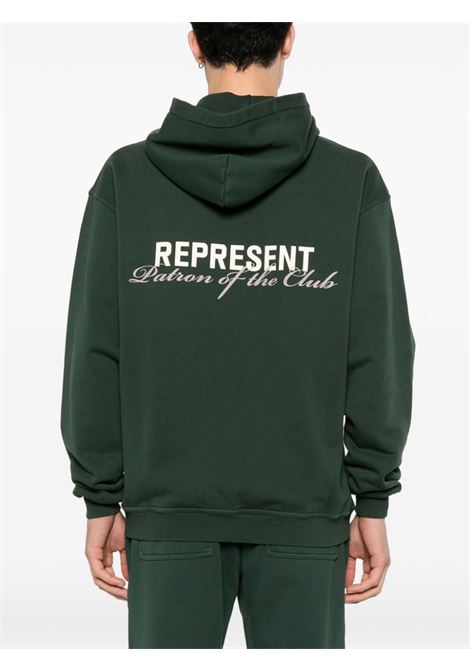 Green Patron of the club sweatshirt - men REPRESENT | MLM4270386