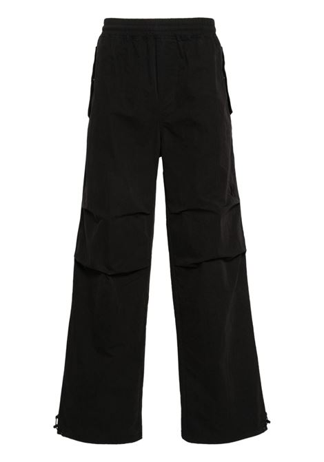 Pantaloni ampi in nero - uomo