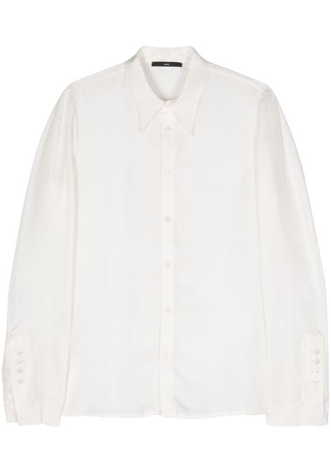 White pointed-collar twill shirt Sapio - men SAPIO | 124U0901N16BNC