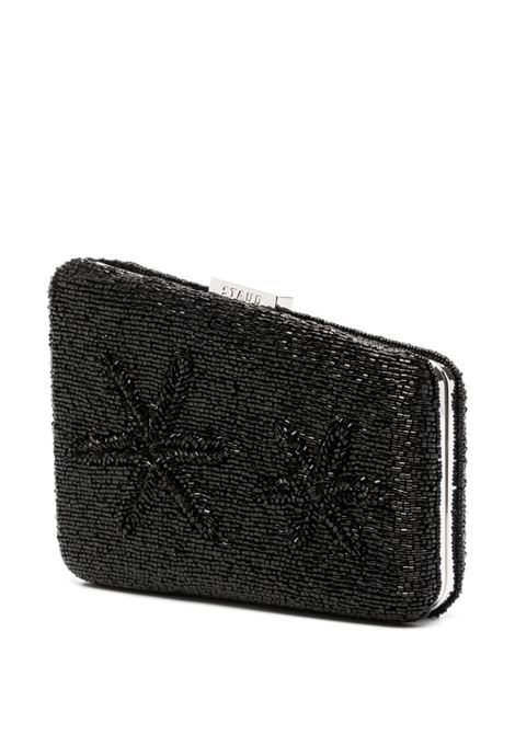 Clutch carmella con perline in nero Staud - donna STAUD | H24S2003PBBSTR