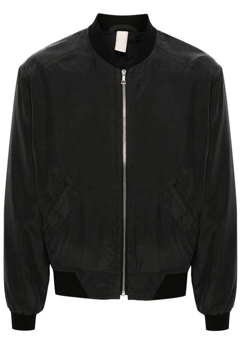 Black bomber jacket - men