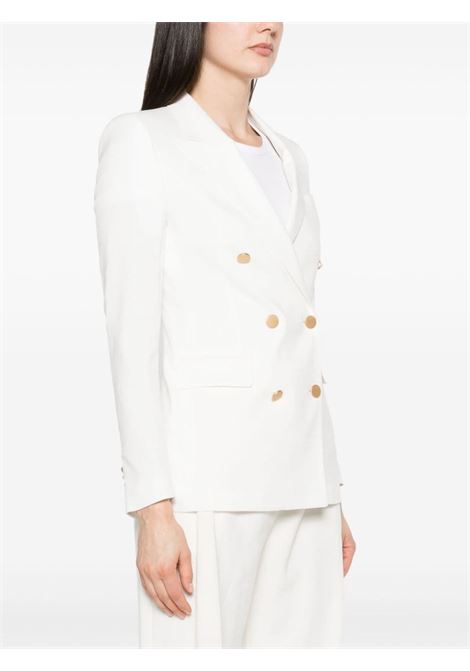 Blazer doppiopetto in bianco - donna TAGLIATORE | JPARIGI10B340159EX809