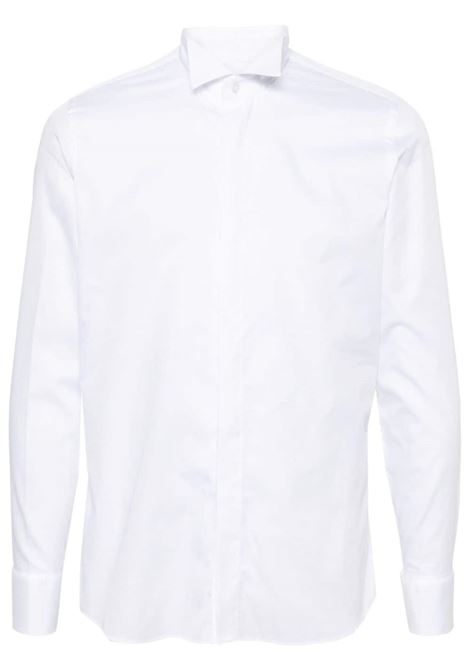 White wingtip-collar shirt - men TAGLIATORE | ROWNS840040X1028