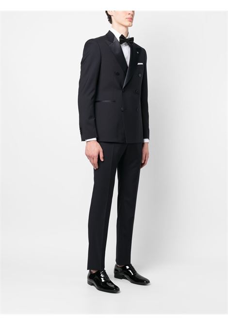 Blue navy double-breasted tuxedo - men TAGLIATORE | SFBR10A01060004B5083