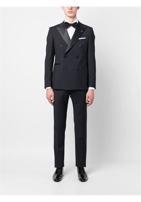 Blue navy double-breasted tuxedo - men TAGLIATORE | SFBR10A01060004B5083