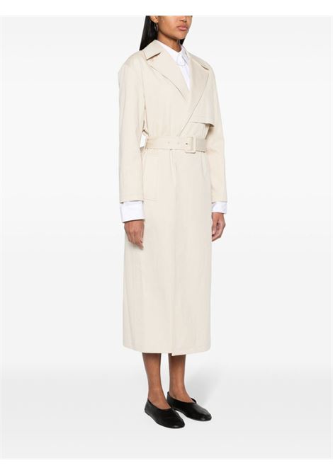 Trench lungo con cintura in beige - donna THEORY | O0104404E0S