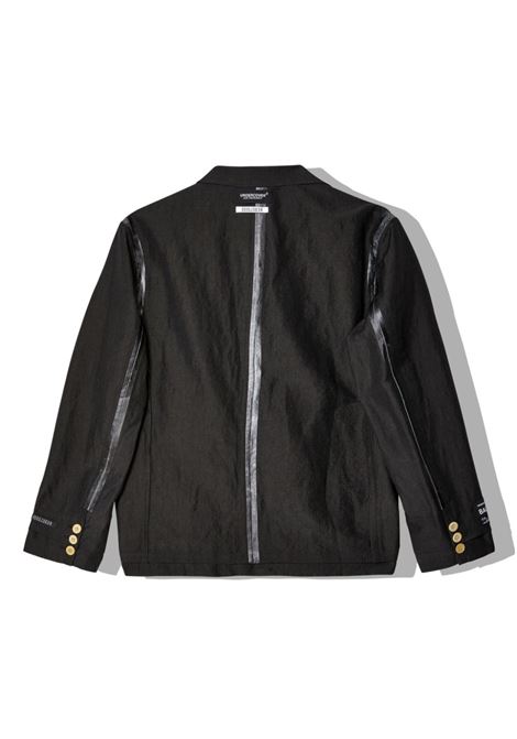 Black logo-appliqué jacket - men UNDERCOVER | UC1D4105CHRCL