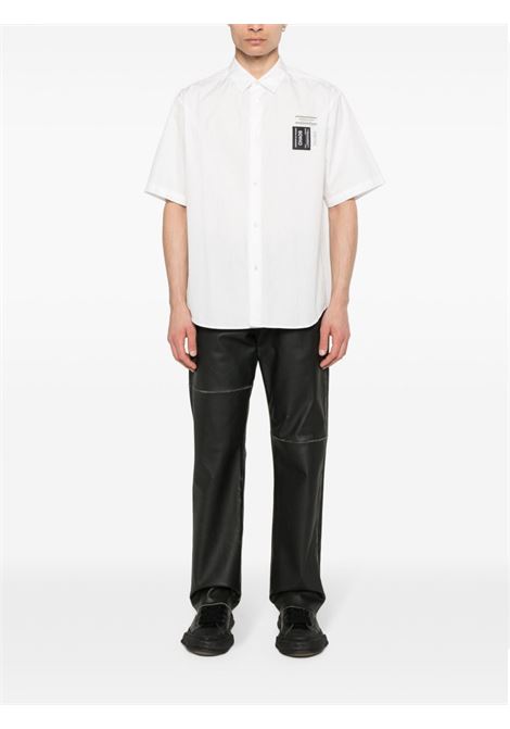 White logo-tag shirt - men UNDERCOVER | UC1D4407WHT