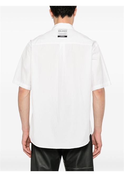 White logo-tag shirt - men UNDERCOVER | UC1D4407WHT