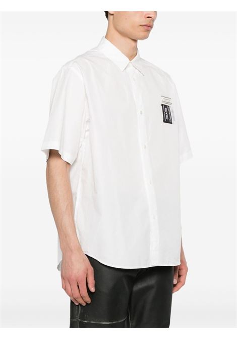 White logo-tag shirt - men UNDERCOVER | UC1D4407WHT