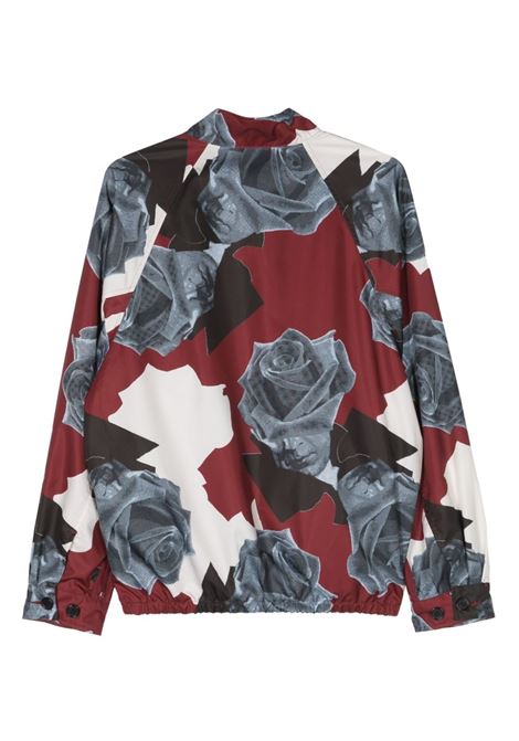 Multicolour rose-print lightweight windbreaker Undercover - men UNDERCOVER | UP1D4204BRD