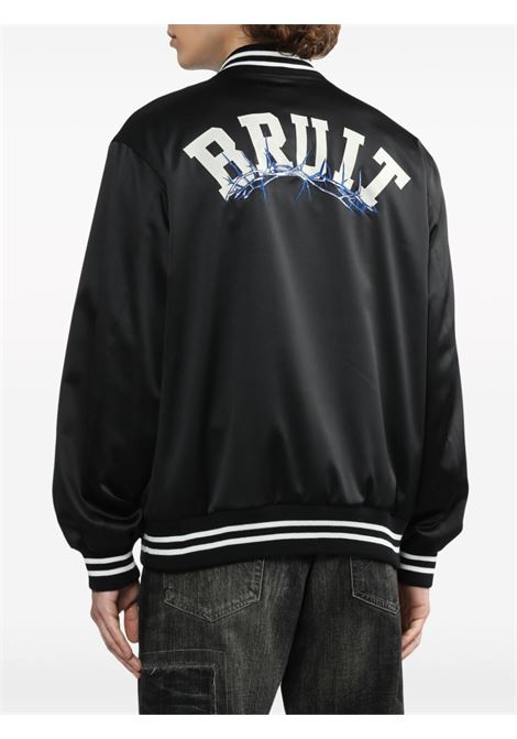 Black logo-patch bomber jacket - men UNDERCOVER | UP1D4206BLK