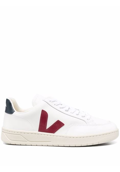 Sneakers V-12 in bianco, blu e rosso  - uomo VEJA | XD0201955BWHTMRSLNTC