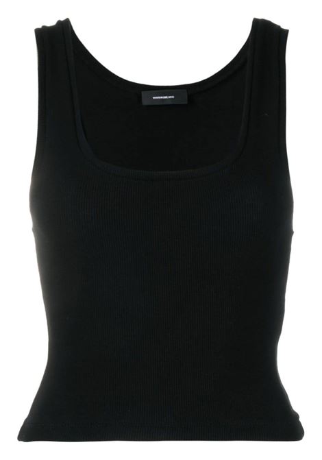 Black sleeveless vest top - men WARDROBE.NYC | W1051R11BLK