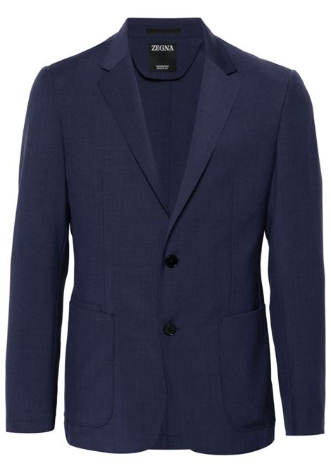 Blue single-breasted blazer - men ZEGNA | 1XPYG0722746A7