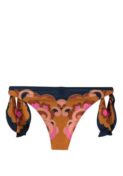 Slip bikini con stampa floreale Acadian Scarf in multicolore - donna ZIMMERMANN | 3064WR244BNAP