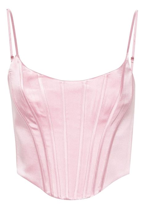 Pink corset top - women