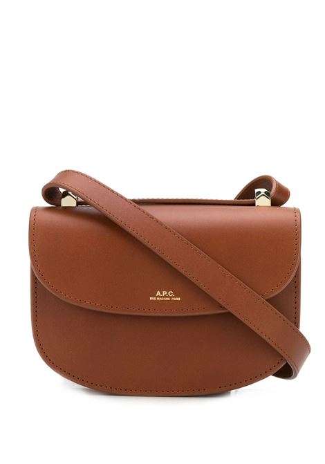 Brown Geneve crossbody bag APC - women