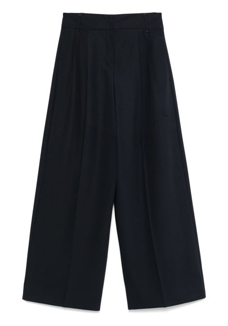 Pantaloni a gamba ampia nichols in blu 's maxmara - donna 'S MAXMARA | Pantaloni | 2519131021600001