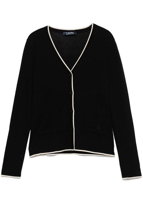 Cardigan kenya in nero 's maxmara - donna 'S MAXMARA | Maglie | 2519341041600009