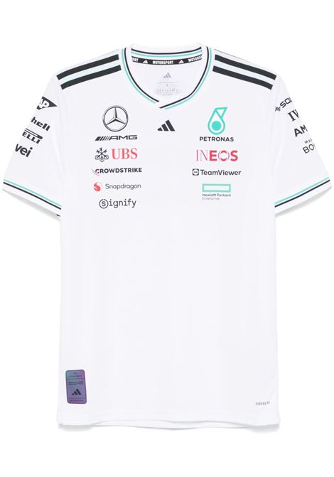 White Pilot Mercedes-AMG Petronas Formula One Team T-shirt Adidas - unisex ADIDAS | JX5795WHT