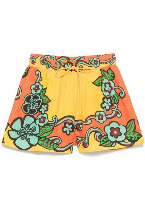 Shorts a fiori multicolore Alemais - donna