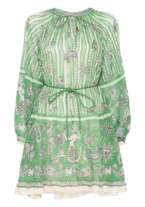 Abito mini lula  in verde e bianco Alemais - donna ALEMAIS | 4251DSTRP