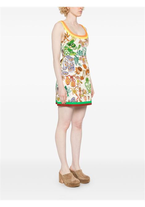 Multicolored graphic-print Fiesta mini dress Alemais - women ALEMAIS | 4277DMLT