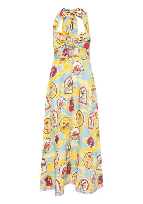 Multicolor Emilio midi dress Alemais - women