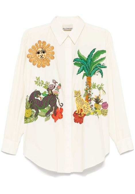 White Tiger Embroidered shirt Alemais - women